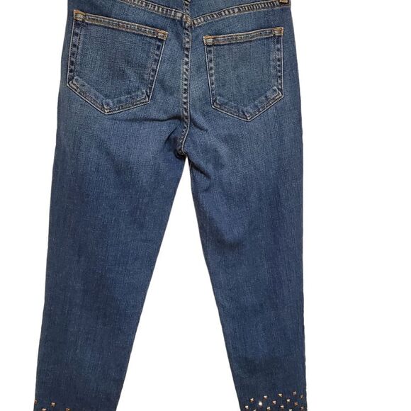 L'AGENCE Angelique High-Rise Studded Skinny Jeans 25 - Picture 3 of 11